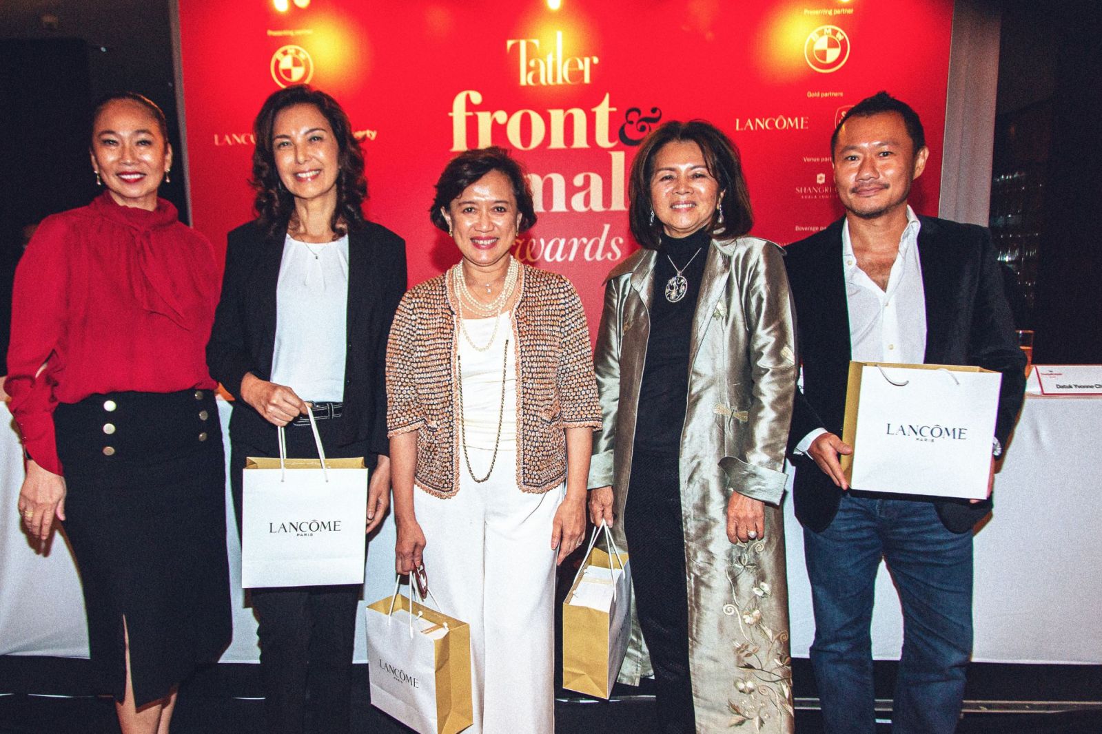 Geraldine Beh, Dato' Hamidah Naziadin, Prof. Dato' Dr. Adeeba Kamarulzaman, Datuk Yvonne Chia and Chin Han Lim