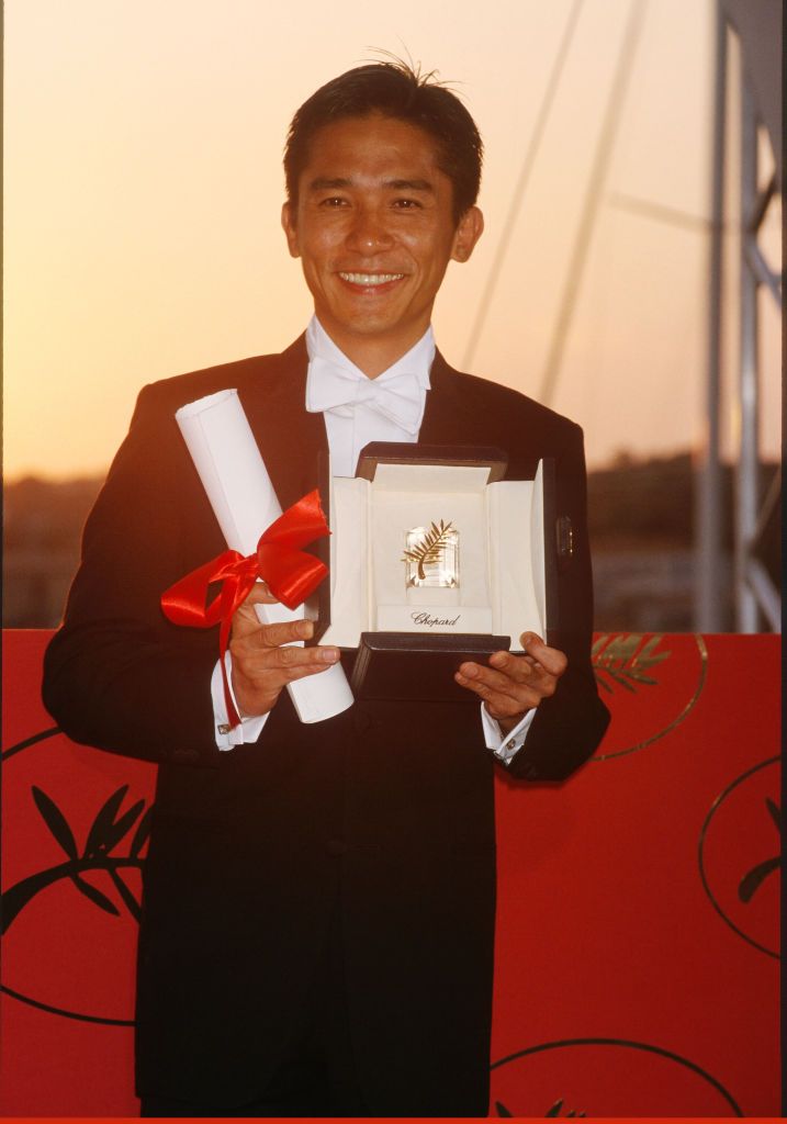 CANNES, FRANCE MAY 2000: Awarded actor Tony Leung Chiu Wai for "In The Mood For Love" attends the 53rd Cannes Film Festival in May 2000, in Cannes, France. (Photo by FocKan/WireImage)
