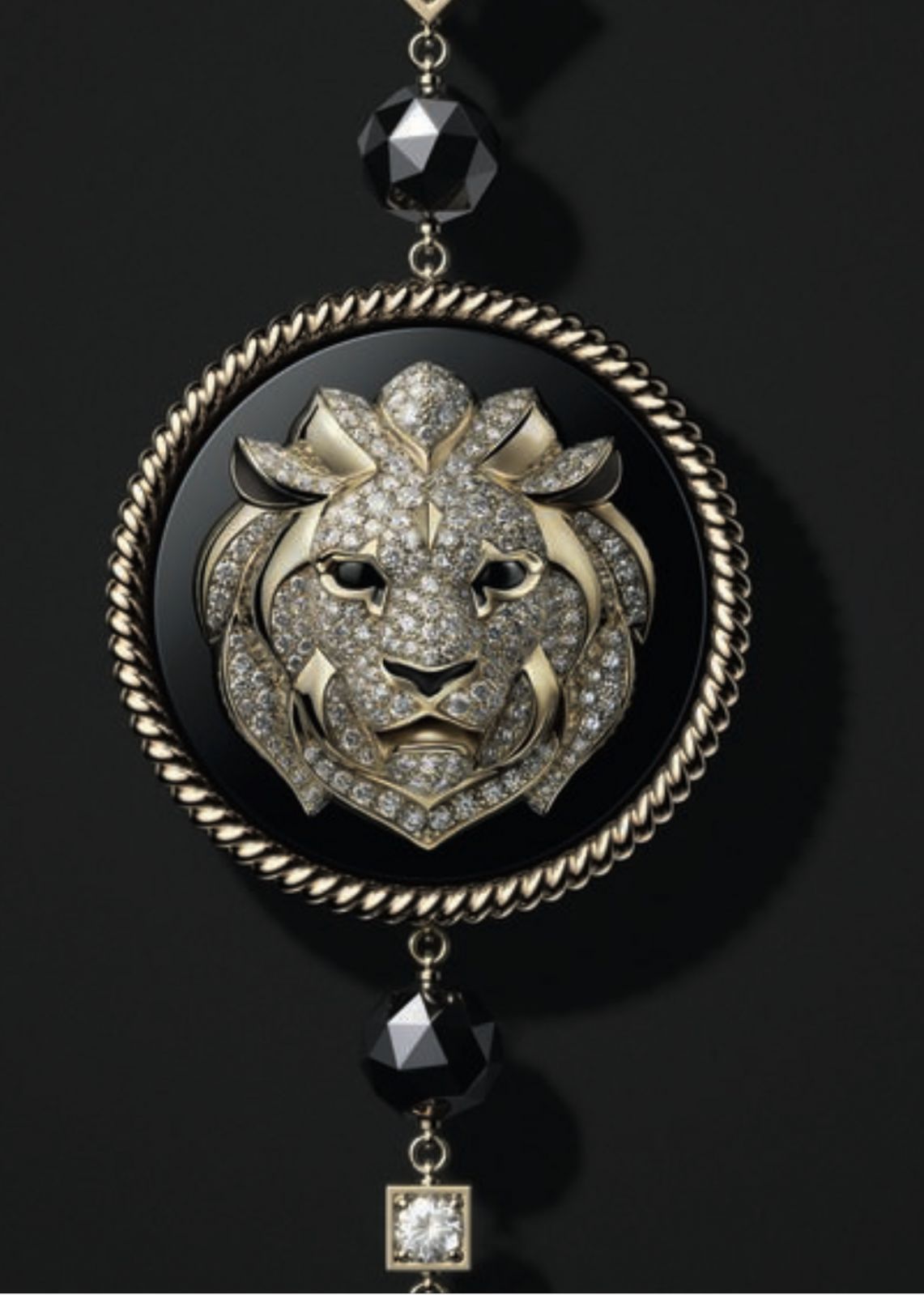 2023 Watches & Wonders腕錶:香奈兒Mademoiselle Privé 獅子長項鍊錶獅首相當逼真。Photo:Chanel