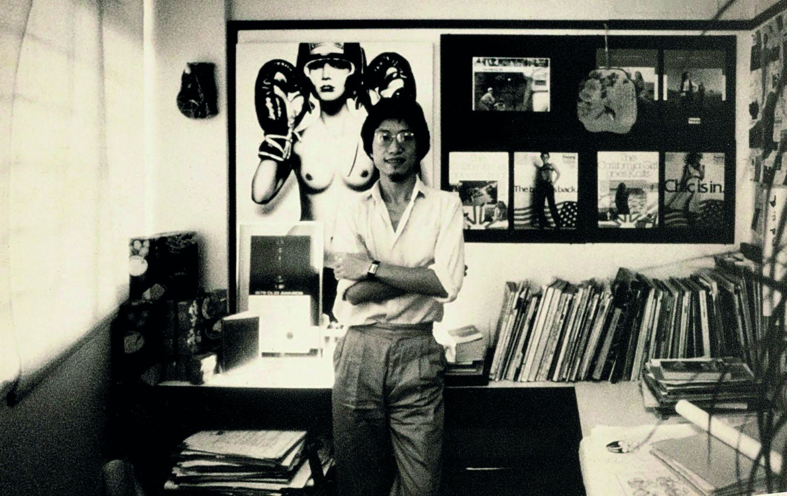 Alan work photo in 1978. He was 28 years old and worked for an advertising agency as a senior art director work across Fashion and Lifestyle brands.