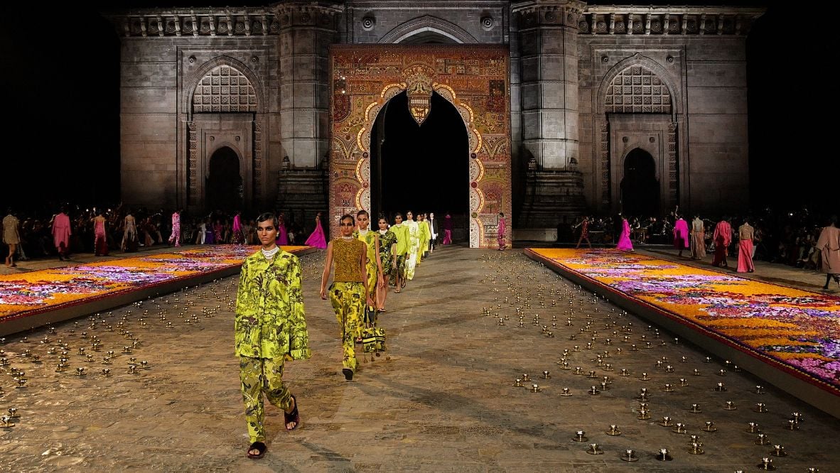 Dior Fall 2023 show in Mumbai (Photo: courtesy of Dior)