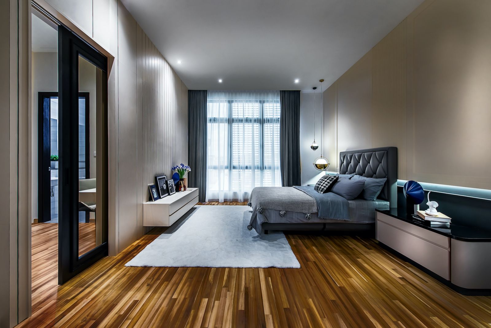 Bedrooms are generously propertioned