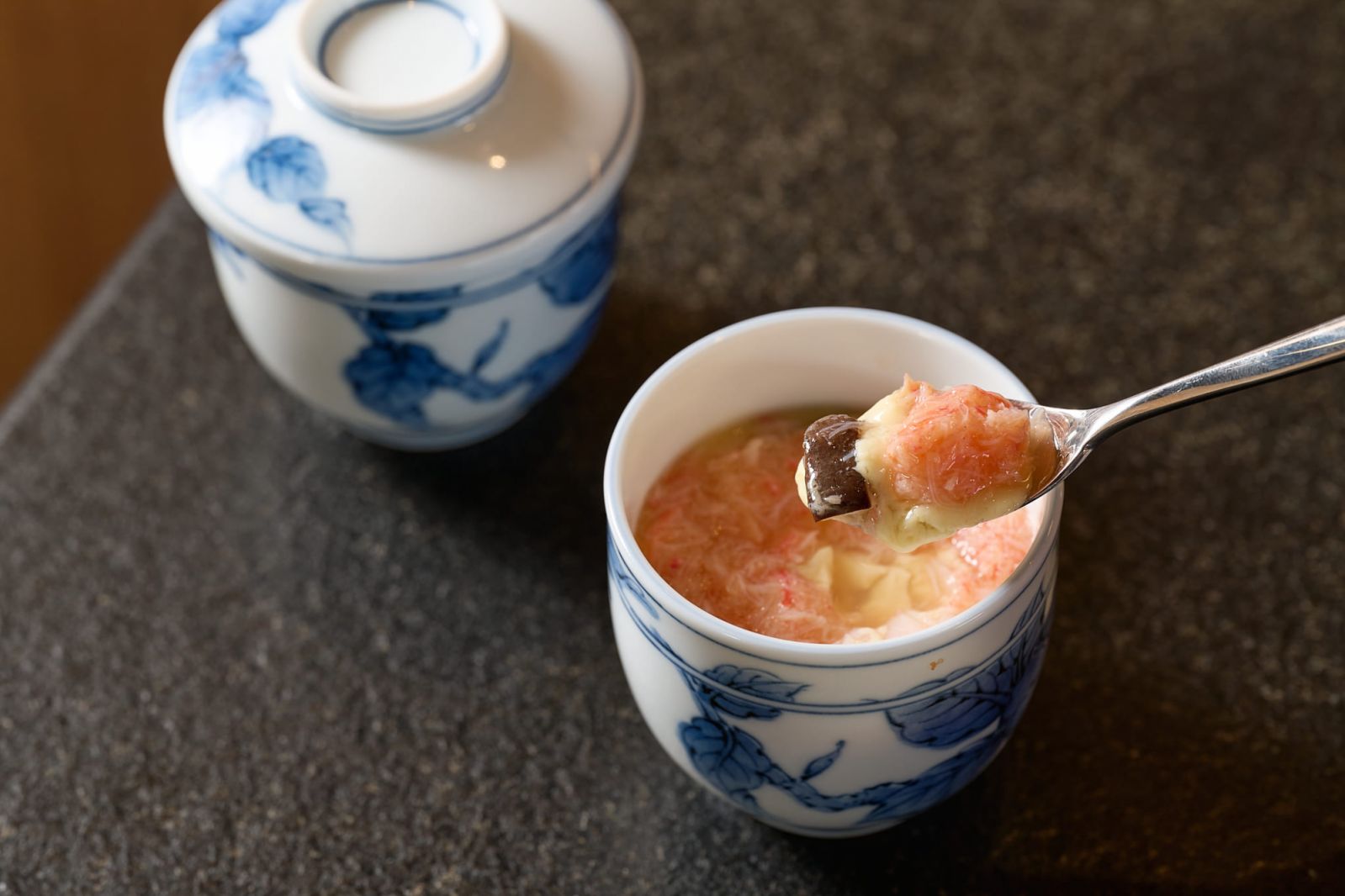 松葉蟹肉茶碗蒸