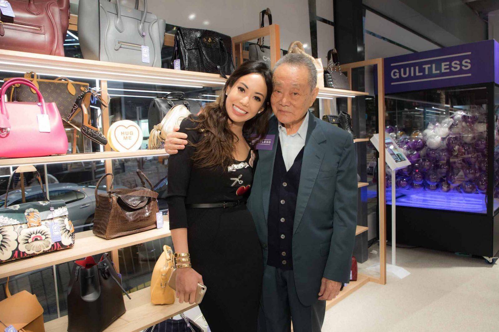 Tan Sri Robert Kuok with his daughter Yen Kuok (Photo: Hong Kong Tatler)