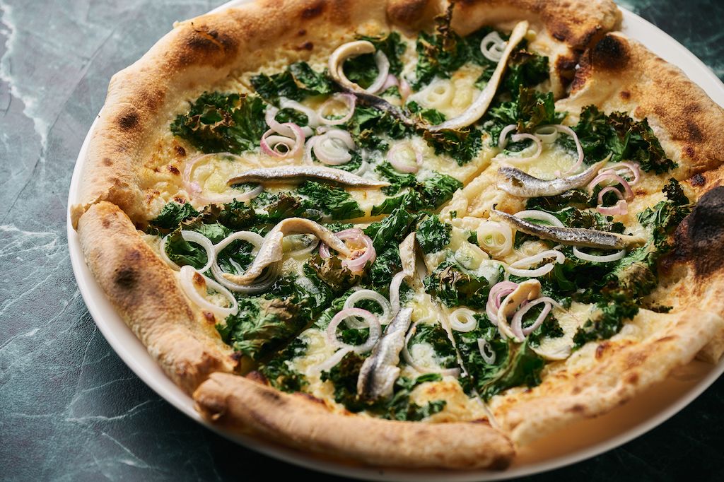 白羽衣甘藍pizza