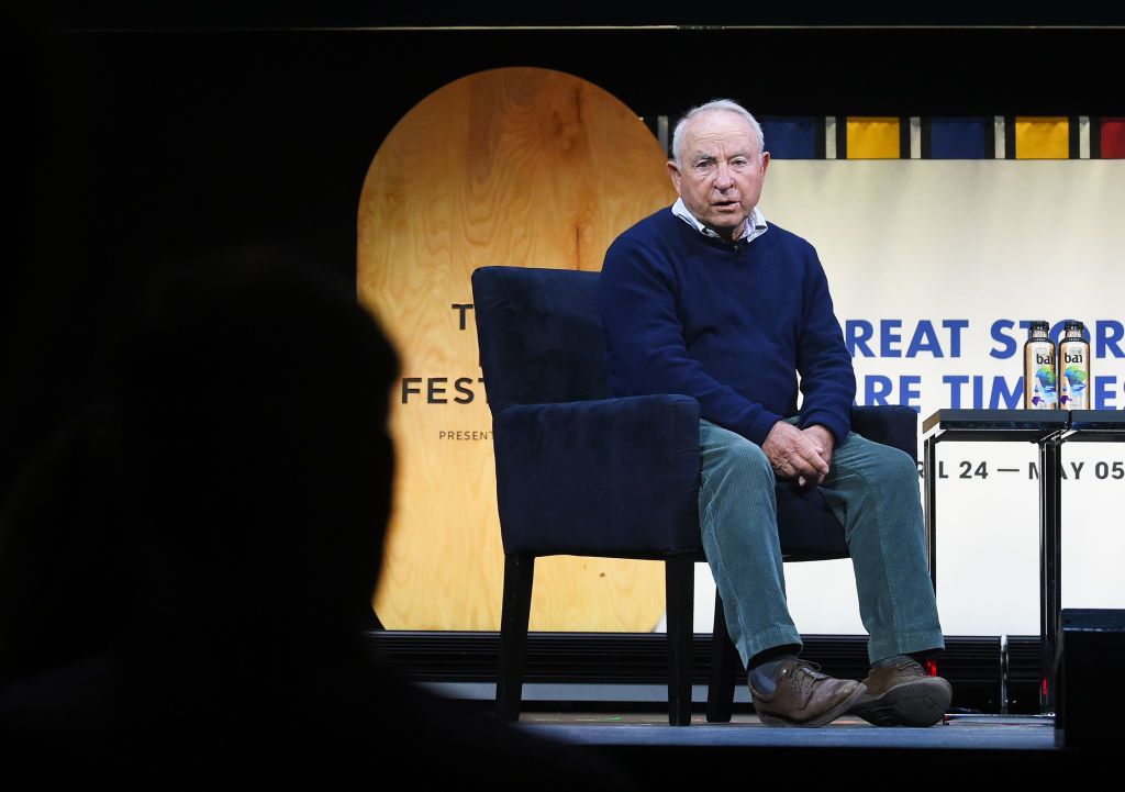 NEW YORK, NEW YORK - APRIL 26: Patagonia Founder Yvon Chouinard speaks onstage during the Inaugural Tribeca X: A Day of Conversations Celebrating the Intersection of Entertainment and Advertising sponsored by PwC on April 26, 2019 at Spring Studios in New York City. (Photo by Ben Gabbe/Getty Images for Tribeca X)