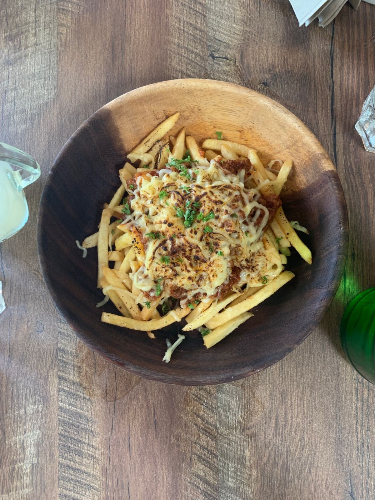 Jammers Beach Shack chilli cheese fries