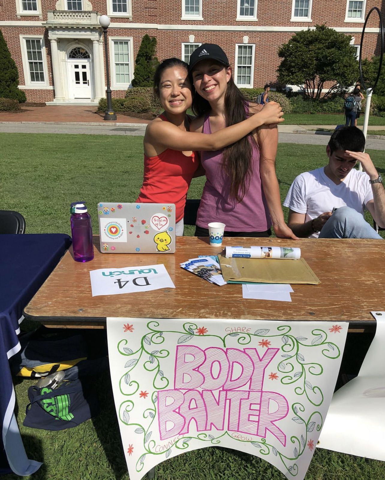 Stephanie Ng (L) at the creation of Body Banter (Photo: courtesy of Body Banter)