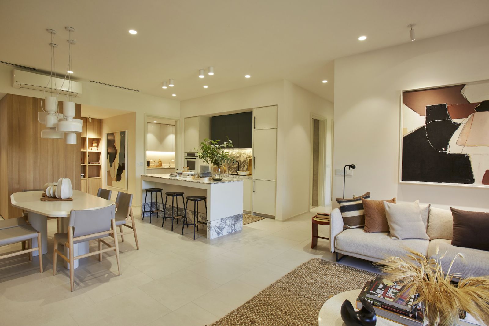 Type B open plan living