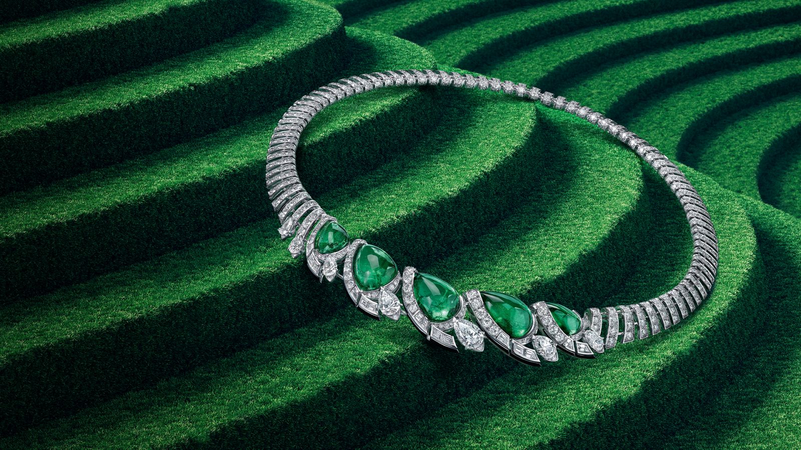 Cartier Beautés du monde Camail項鍊。(Photo:Cartier)