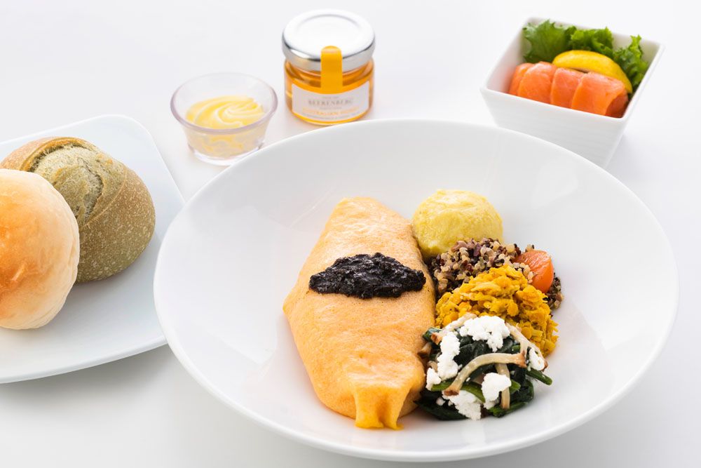 Chef Fumiko Ono's First Class and Business Class menus