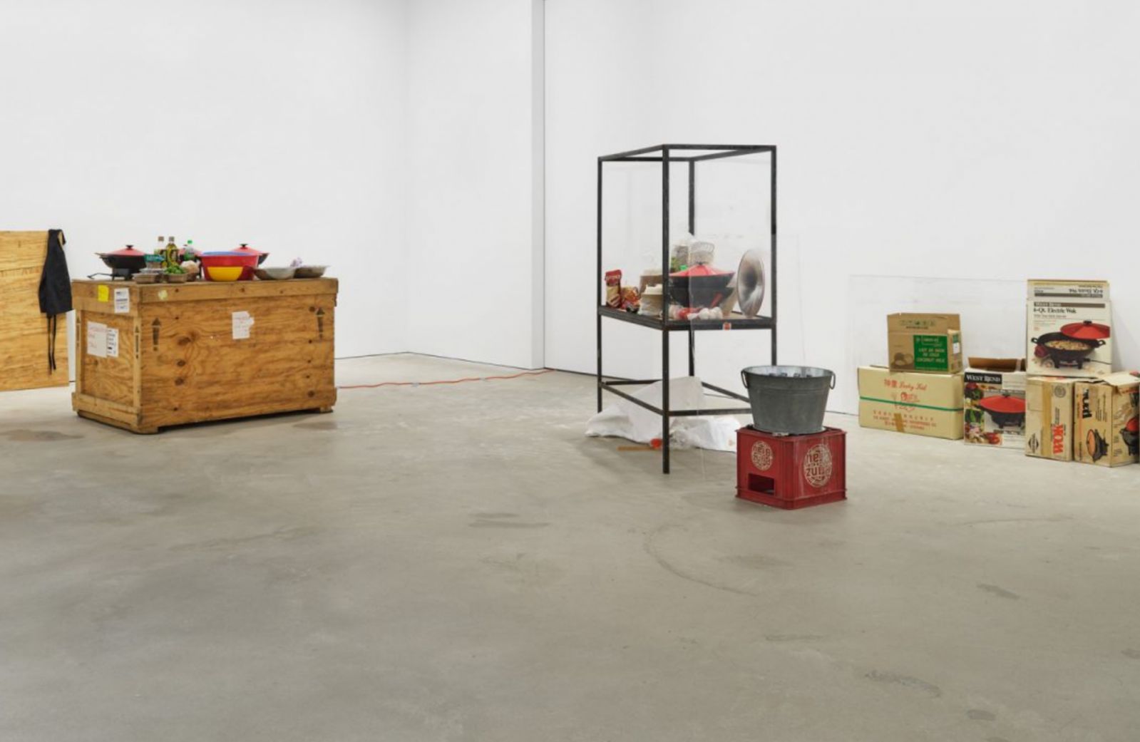 “Untitled (pad thai)” at David Zwirner’s “The Real World” exhibition in Hong Kong in 2021  (Photo: courtesy of David Zwirner Hong Kong gallery)