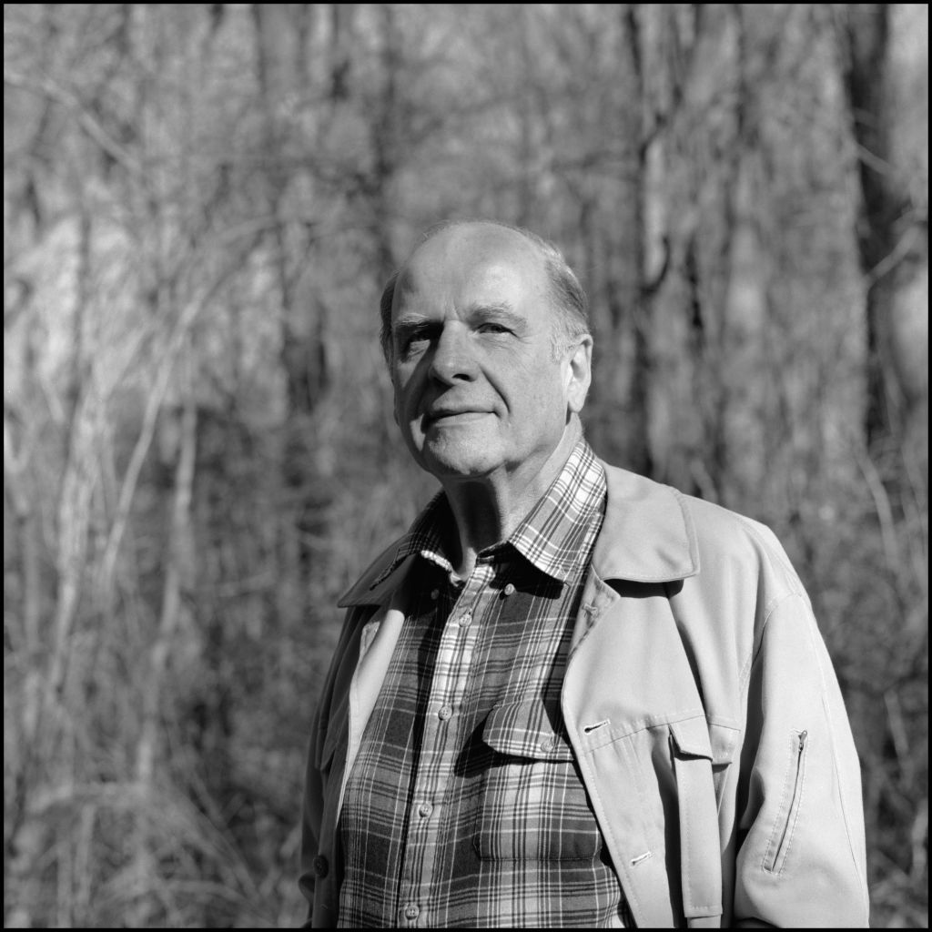 Portrait of American politician US Senator Gaylord Nelson (1916 - 2005) as he poses in Rock Creek Park, Washington DC, January 1990. A former governor of Wisconsin, Nelson was also an environmentalist and founded the annual Earth Day event. (Photo by Janet Fries/Getty Images)