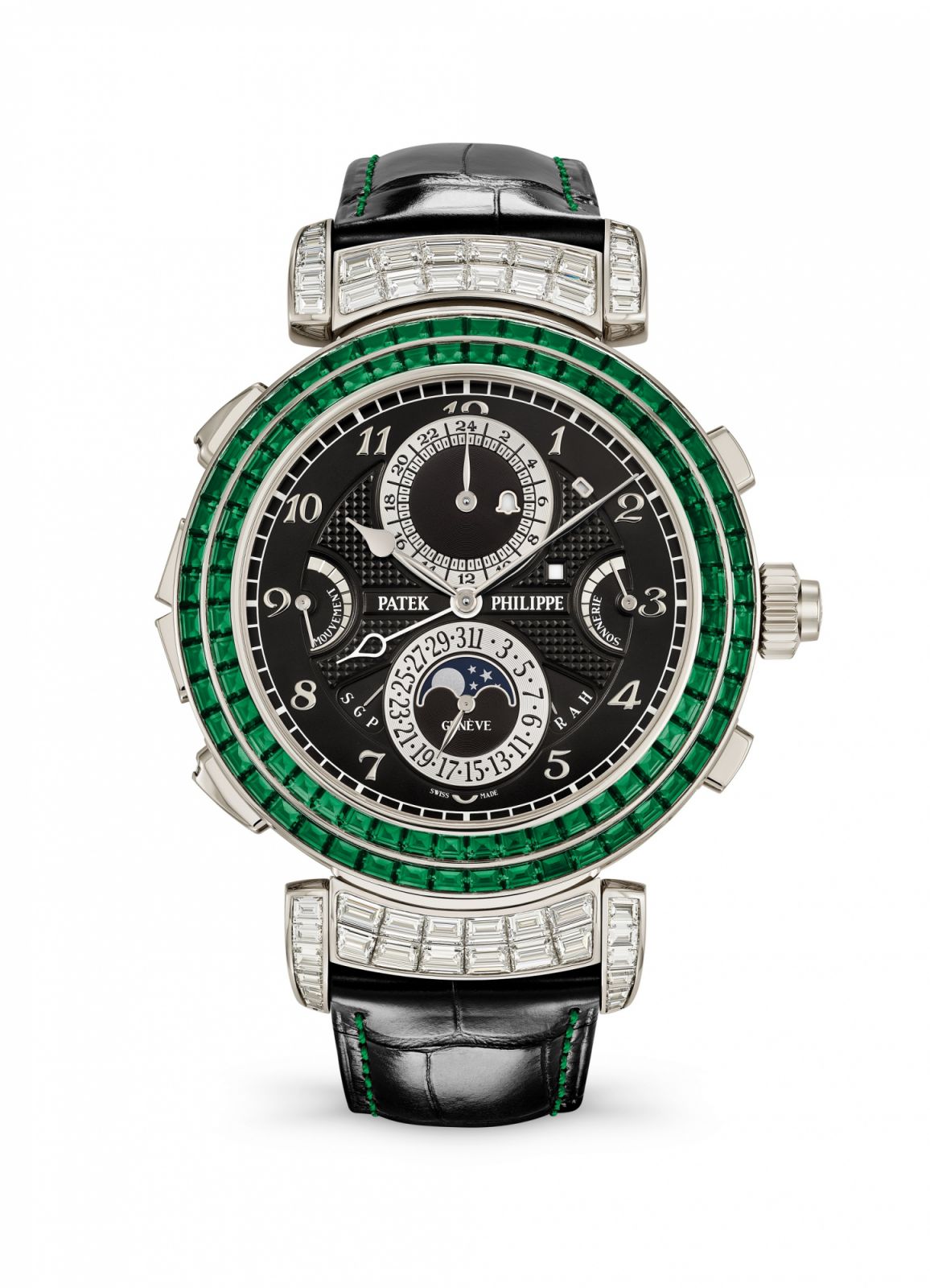 百達翡麗 Patek Philippe 6300/403G-001超級複雜功能時計設計為兩面翻轉錶盤