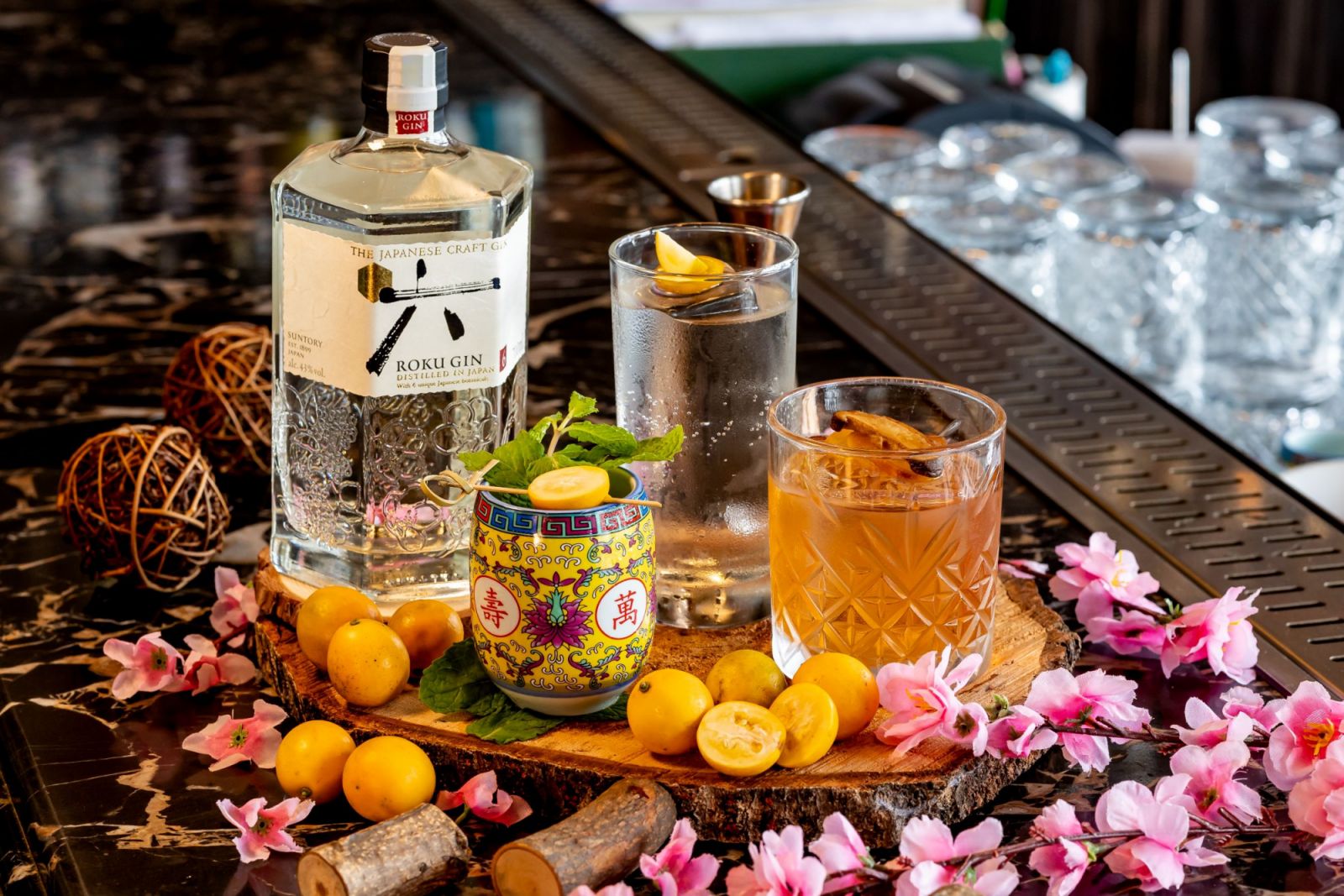 Jann's cocktails highlight the kumquat's aroma and flavour