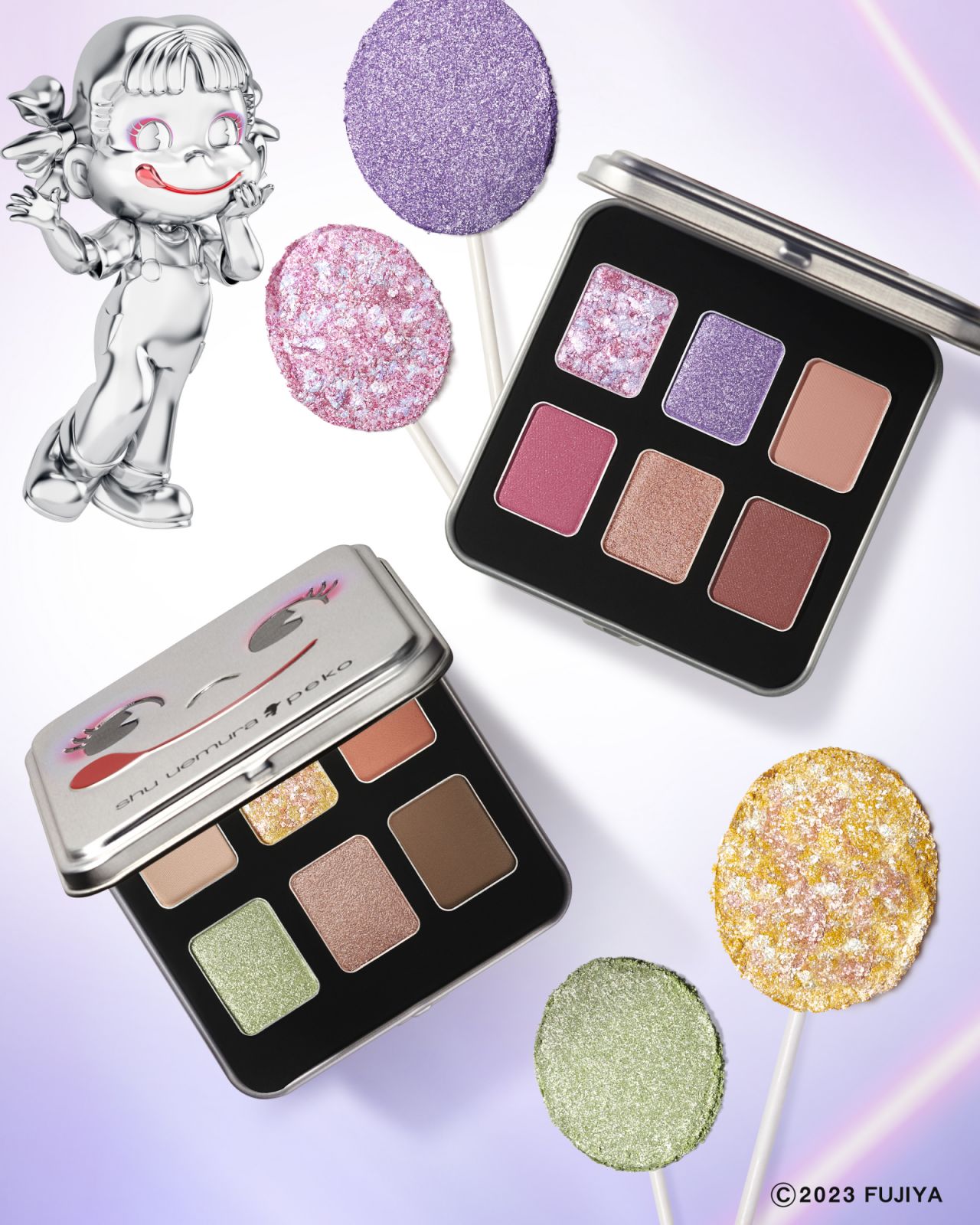 shu uemura x peko 限量聯名彩妝 6色眼影盤(Photo:SOGO百貨)