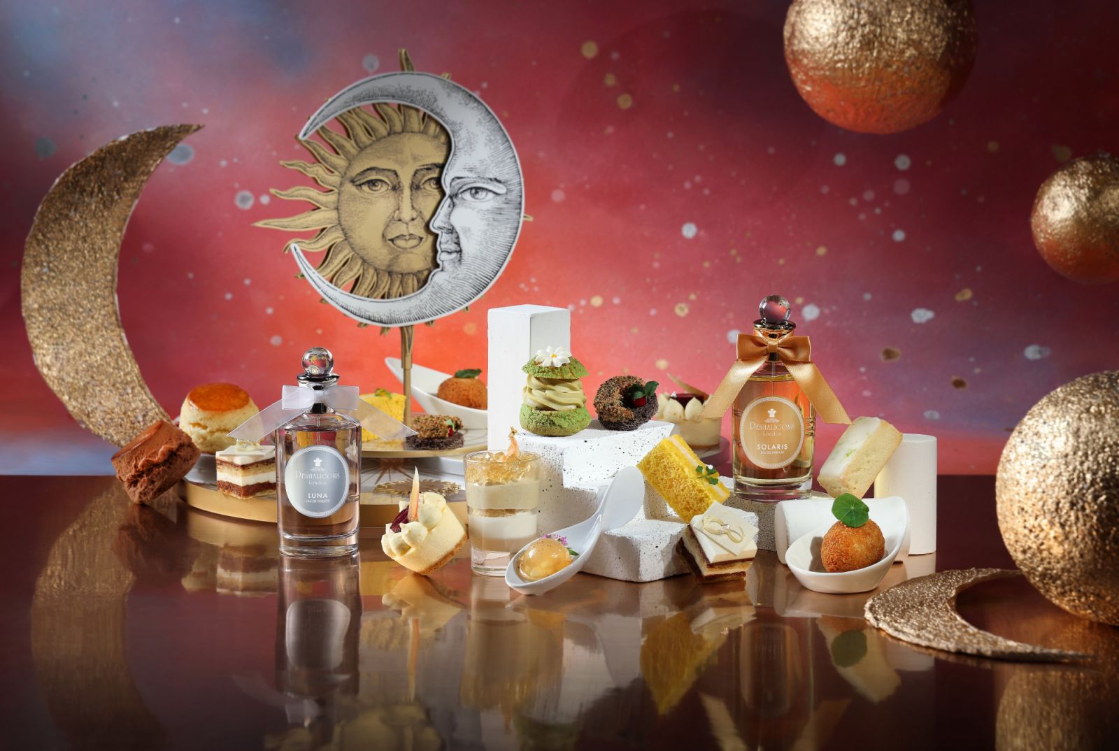 The Ritz-Carlton, Hong Kong And British Perfumery Penhaligon’s present The Luna and Solaris Afternoon Tea at Café 103 (Photo: courtesy of the Ritz-Carlton)