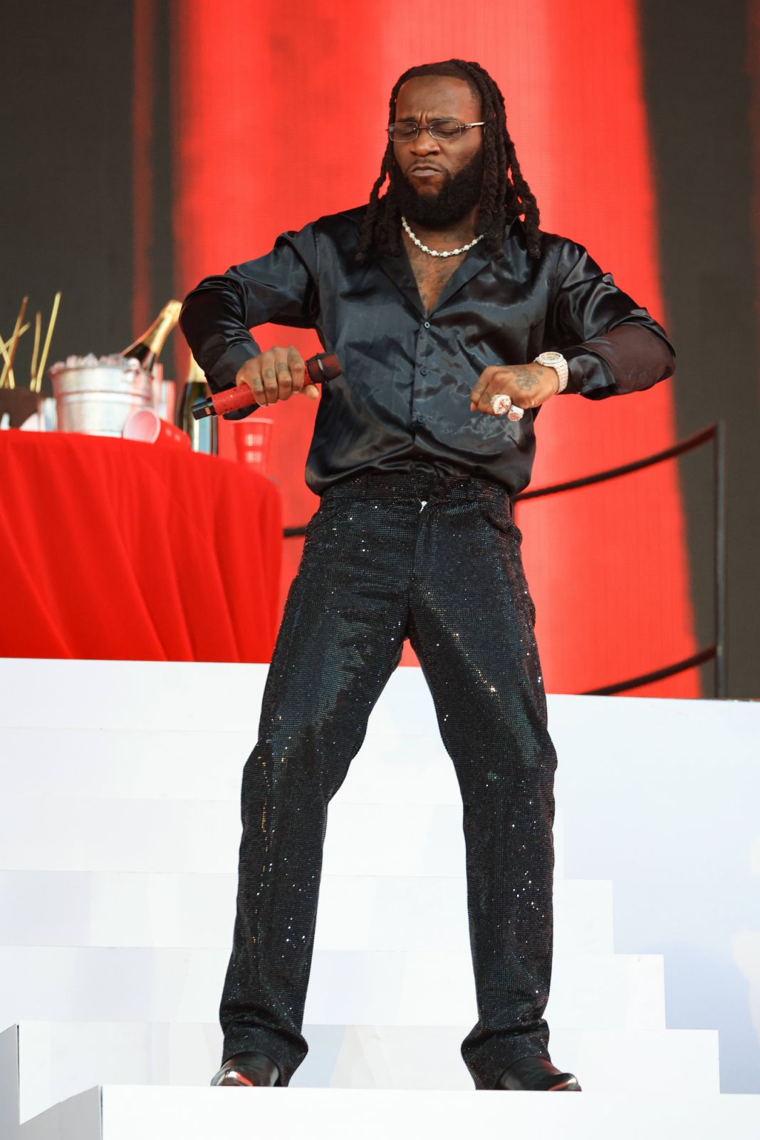 Burna Boy performs onstage