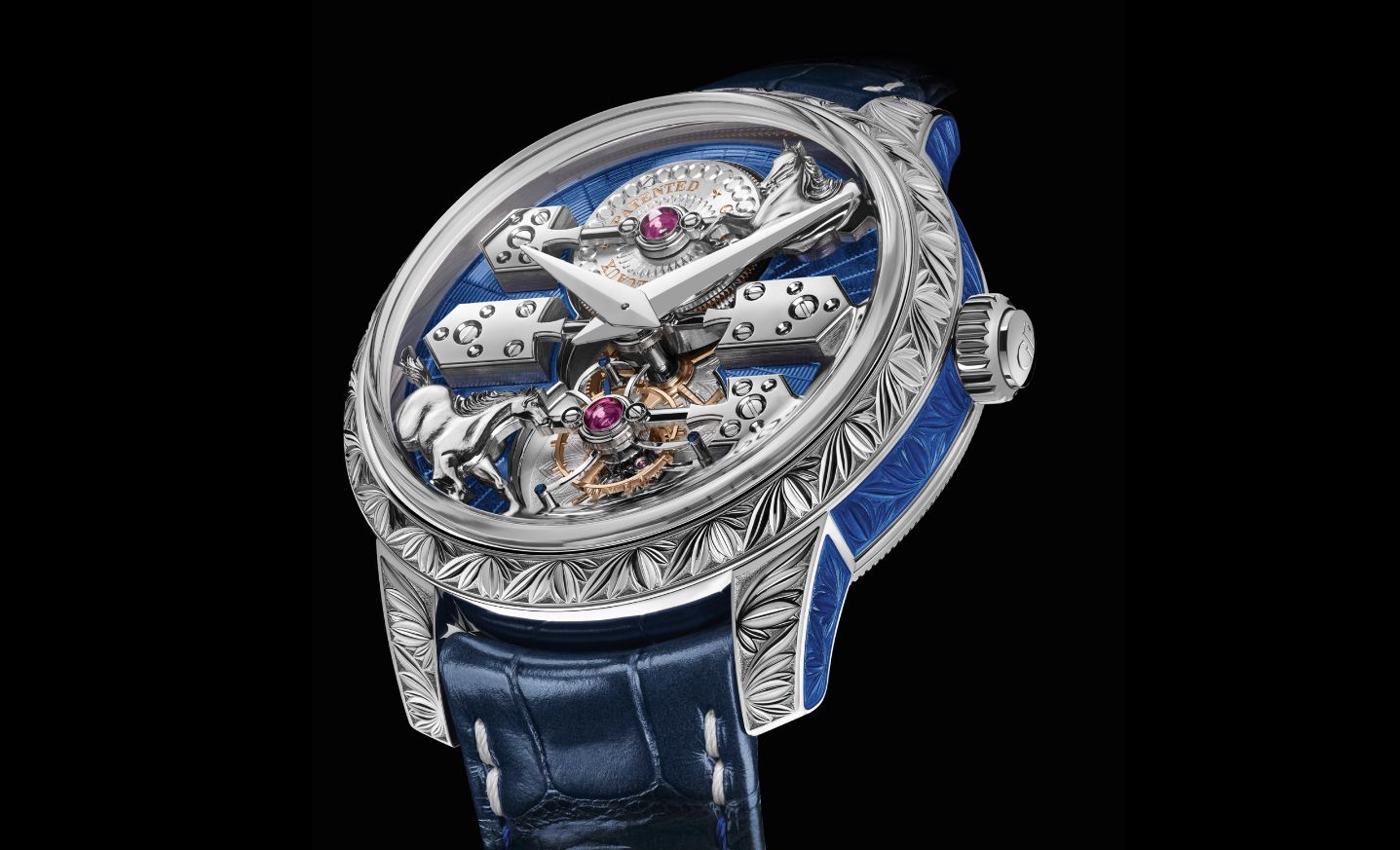 芝柏表金橋系列La Esmeralda陀飛輪腕錶。Photo:Girard Perregaux