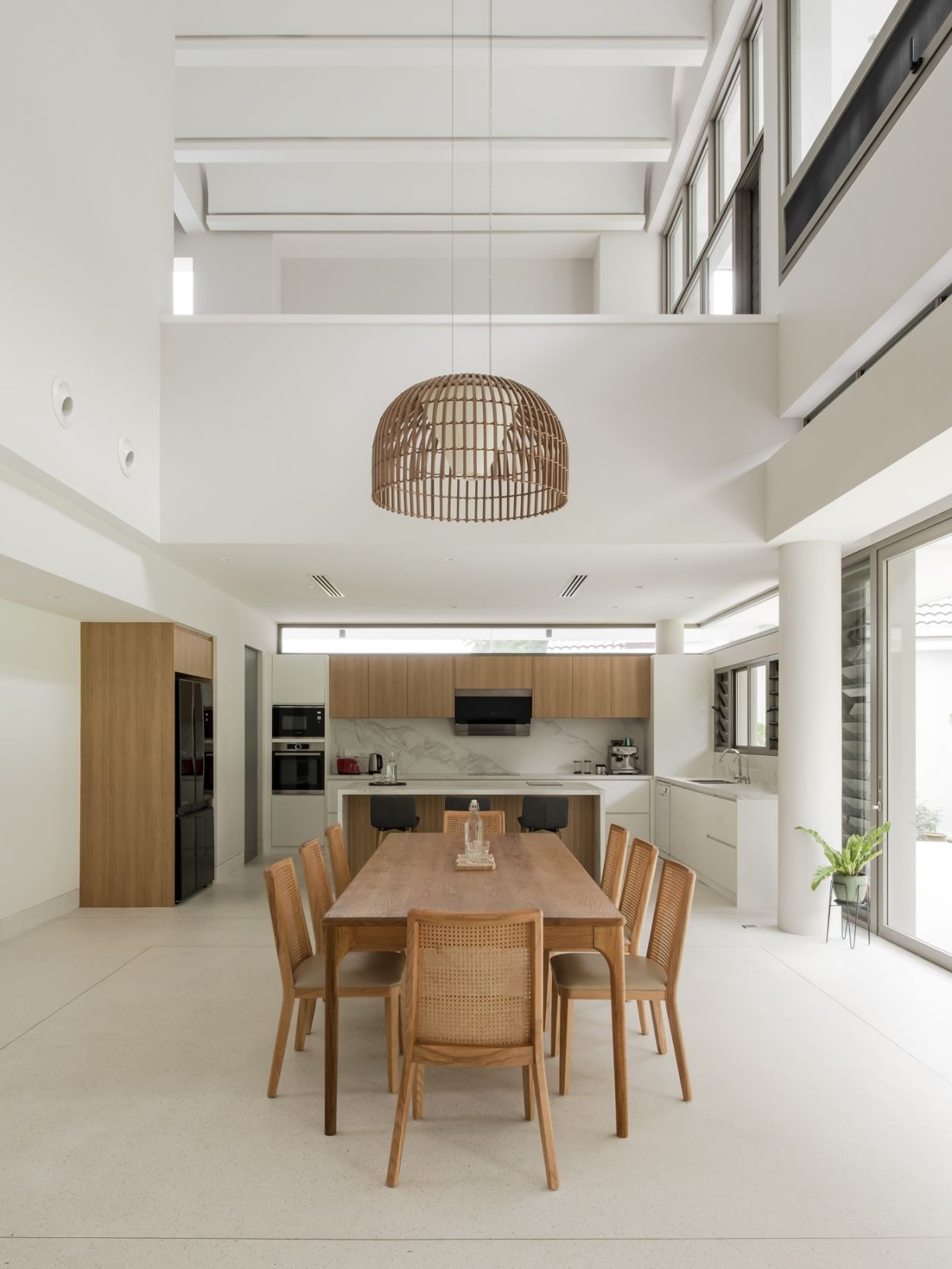 High ceilings in the Light Box