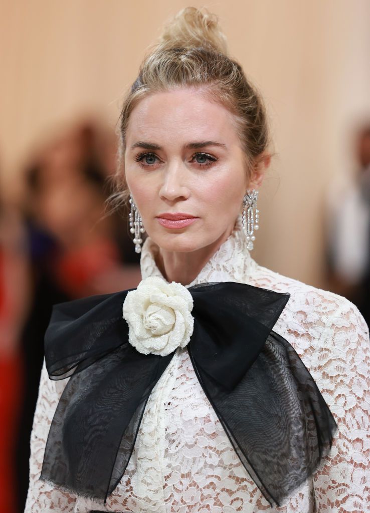 NEW YORK, NEW YORK - MAY 01: Emily Blunt attends The 2023 Met Gala Celebrating "Karl Lagerfeld: A Line Of Beauty" at The Metropolitan Museum of Art on May 01, 2023 in New York City. (Photo by Theo Wargo/Getty Images for Karl Lagerfeld)