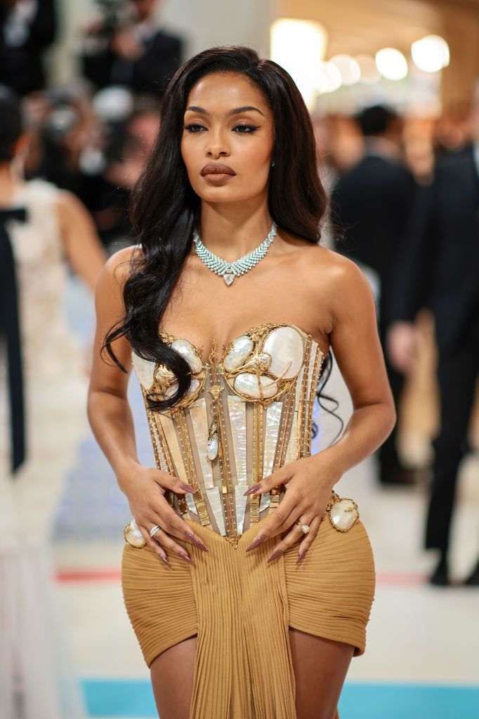NEW YORK, NEW YORK - MAY 01: Yara Shahidi attends The 2023 Met Gala Celebrating "Karl Lagerfeld: A Line Of Beauty" at The Metropolitan Museum of Art on May 01, 2023 in New York City. (Photo by Dimitrios Kambouris/Getty Images for The Met Museum/Vogue)