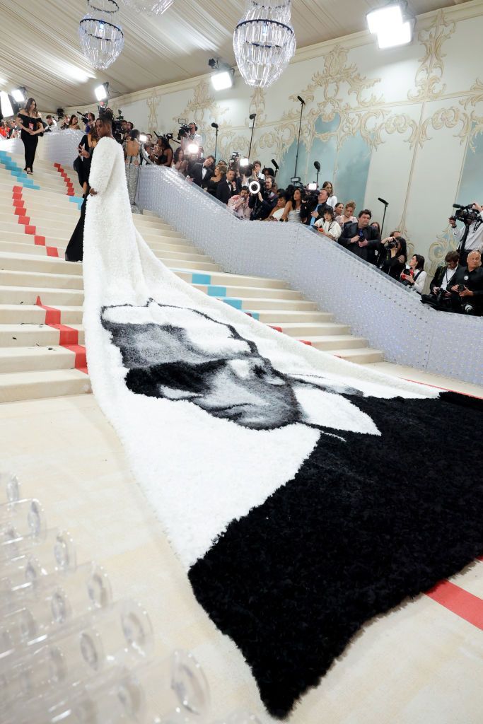 NEW YORK, NEW YORK - MAY 01: Jeremy Pope attends The 2023 Met Gala Celebrating "Karl Lagerfeld: A Line Of Beauty" at The Metropolitan Museum of Art on May 01, 2023 in New York City. (Photo by Mike Coppola/Getty Images)