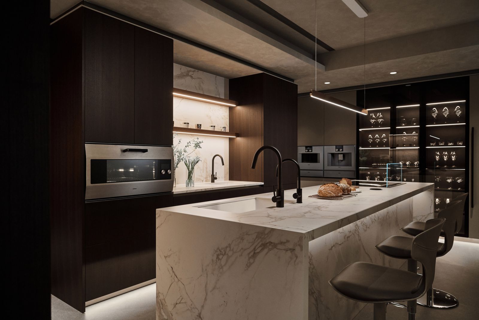 Gaggenau「EB333 90公分經典烤箱」。革命性的90 公分寬度與大容量,顛覆了市場對廚房的想像。(Photo:Gaggenau)