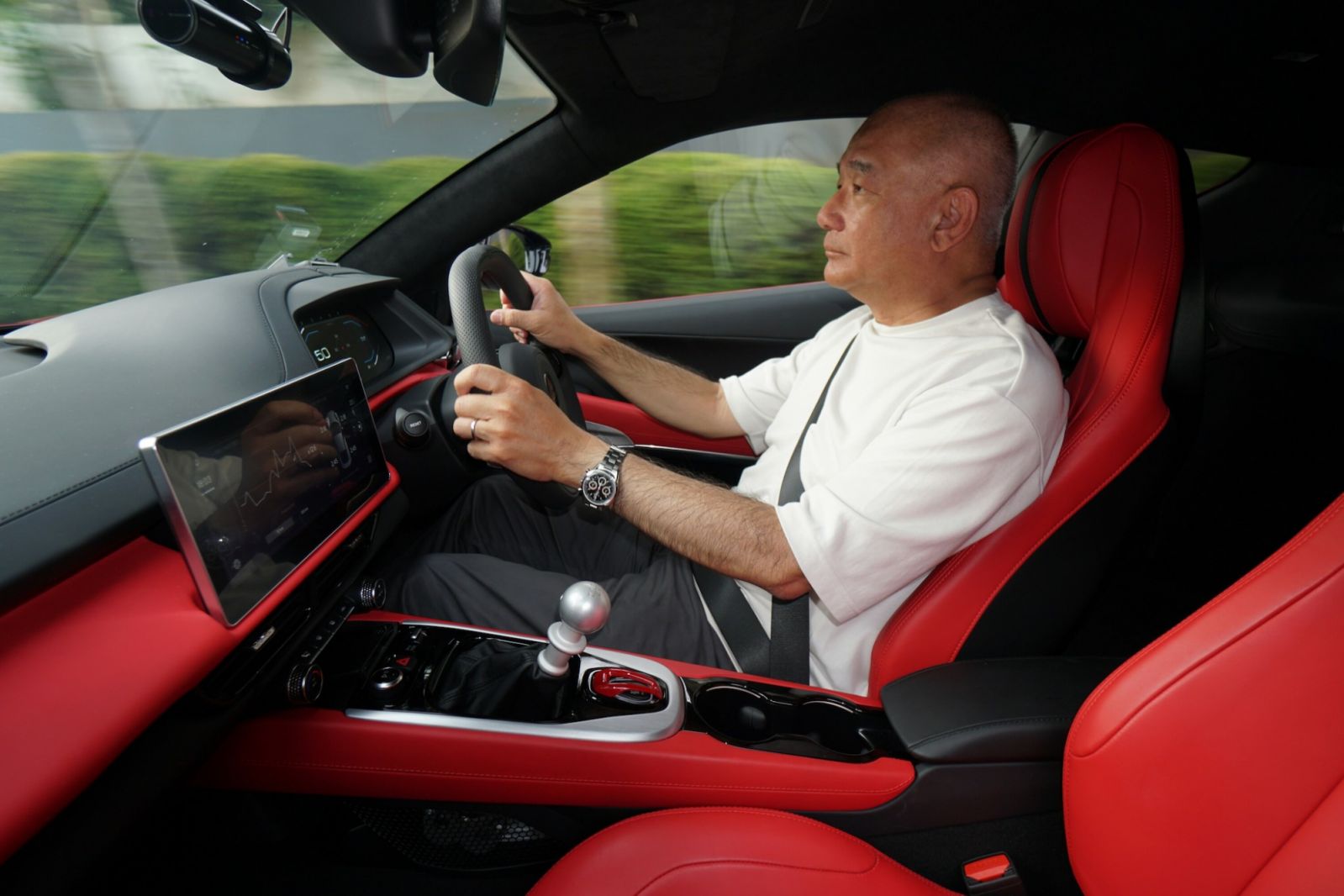 Lotus Emira in Magma Red 2023 supercar review 2023