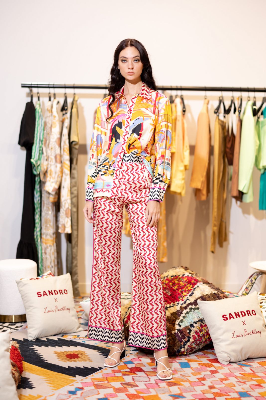 【限定コラボ】SANDRO×Louis Barthelemy レザーサンダル Sandro | Sandro x Louis Barthélemy