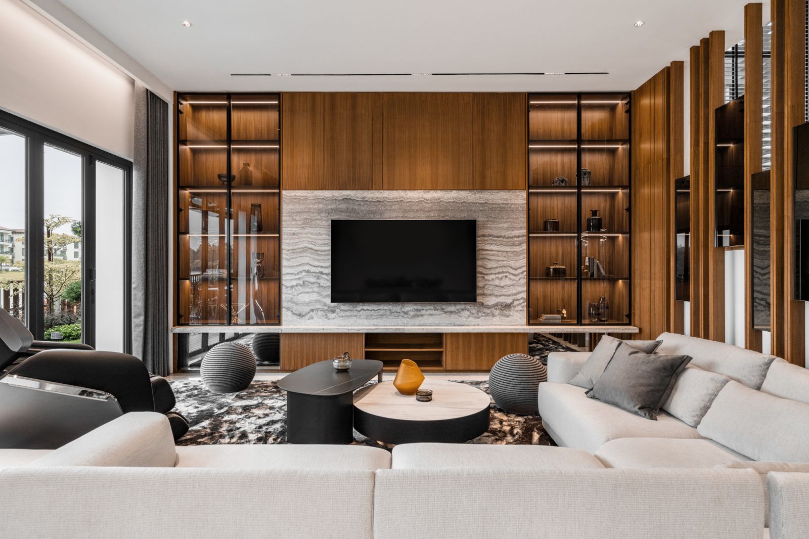 The living room