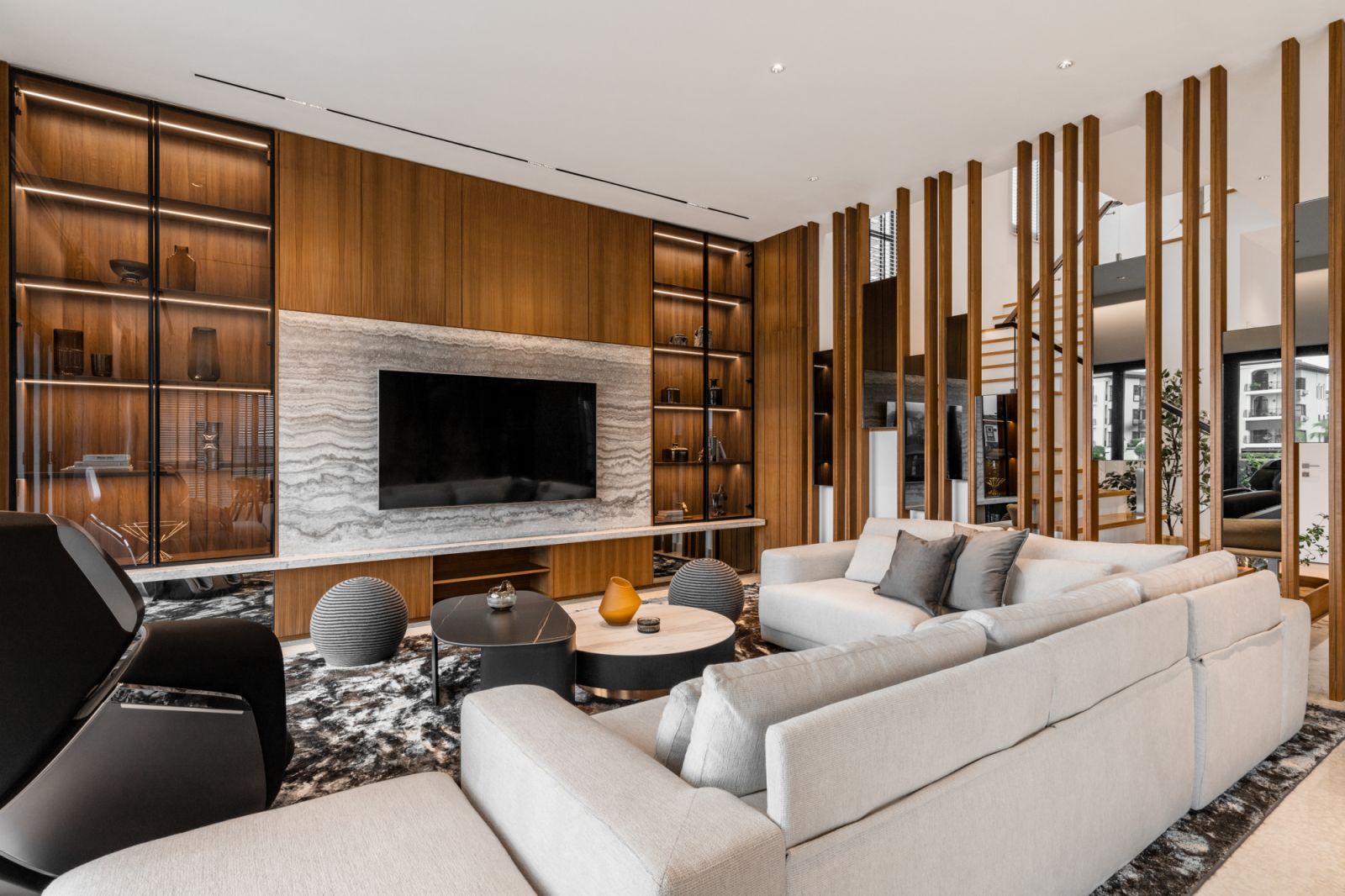 The living room