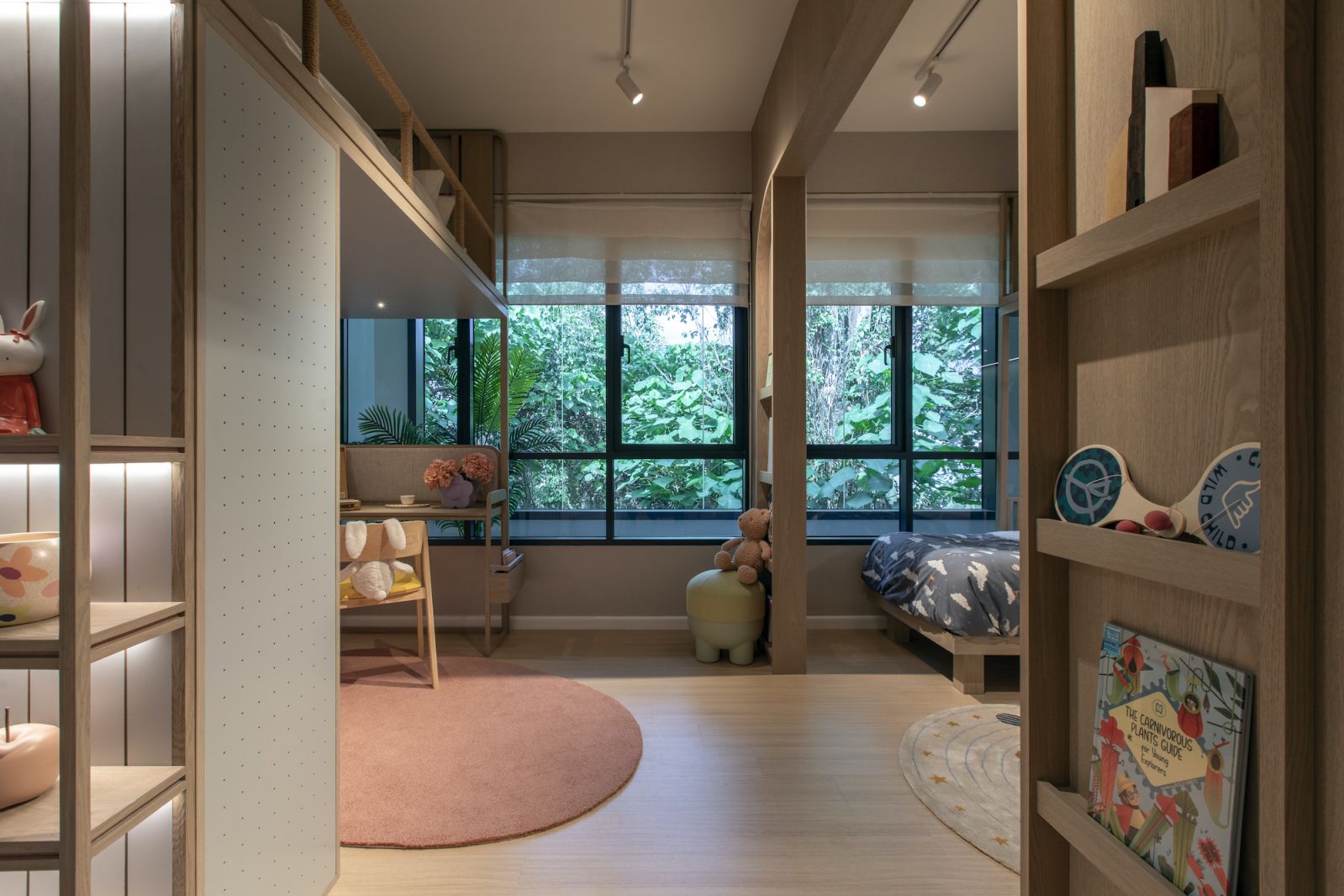 Kid's room in the 3 bedroom unit