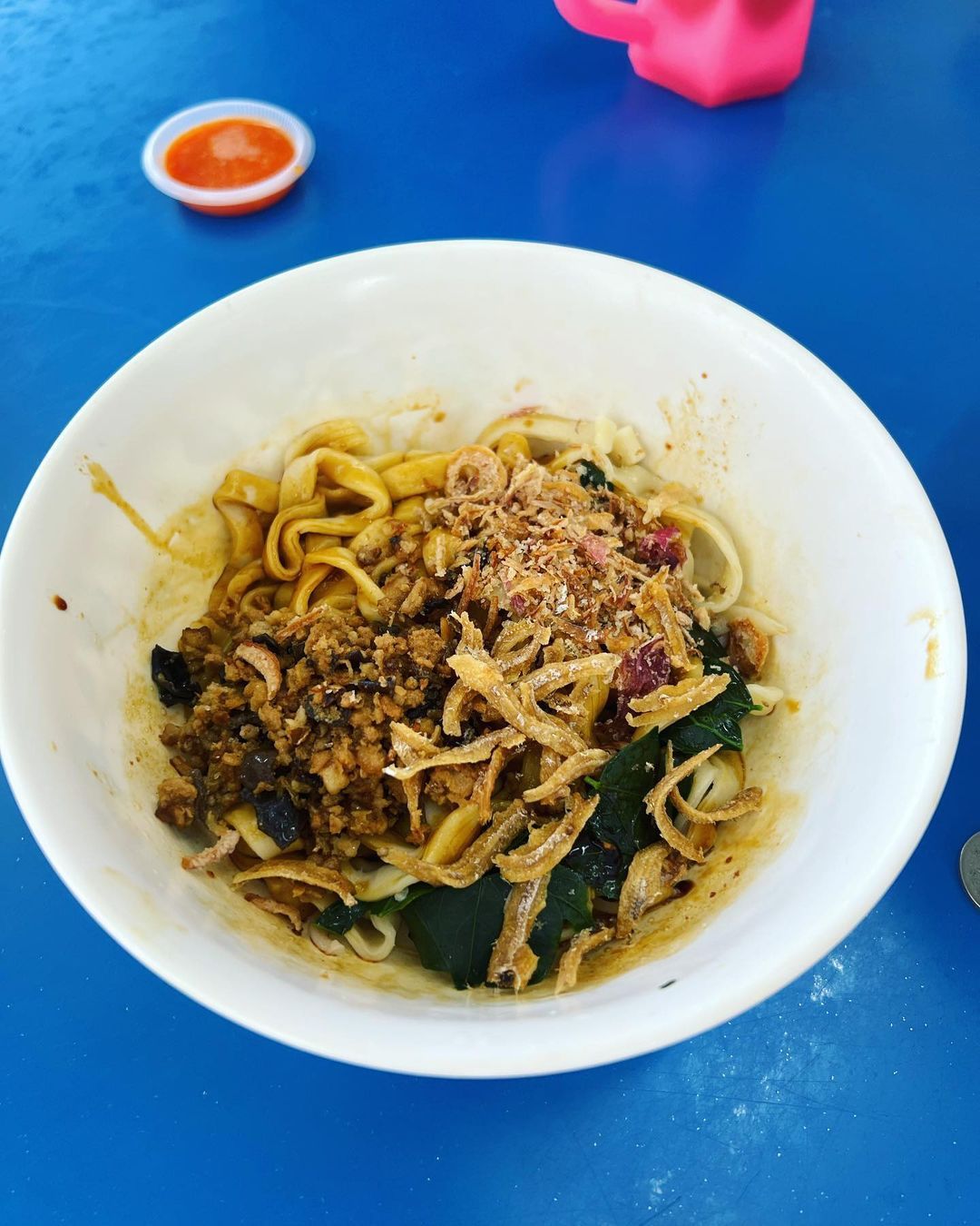 Homemade pan mee has a kick to it (Photo: @lovelife_stella/Instagram)