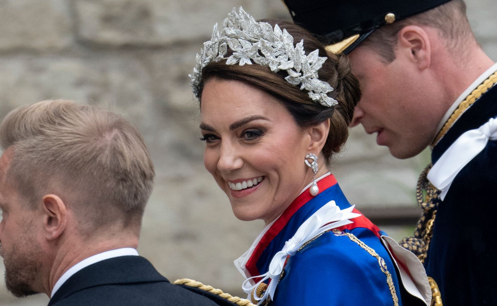LONDON, ENGLAND - MAY 6: Catherine, Princess of Wales at Westminster Abbey during the Coronation of King Charles III and Queen Camilla on May 6, 2023 in London, England. The Coronation of Charles III and his wife, Camilla, as King and Queen of the United Kingdom of Great Britain and Northern Ireland, and the other Commonwealth realms takes place at Westminster Abbey today. Charles acceded to the throne on 8 September 2022, upon the death of his mother, Elizabeth II. (Photo by Mark Cuthbert/UK Press via Gett