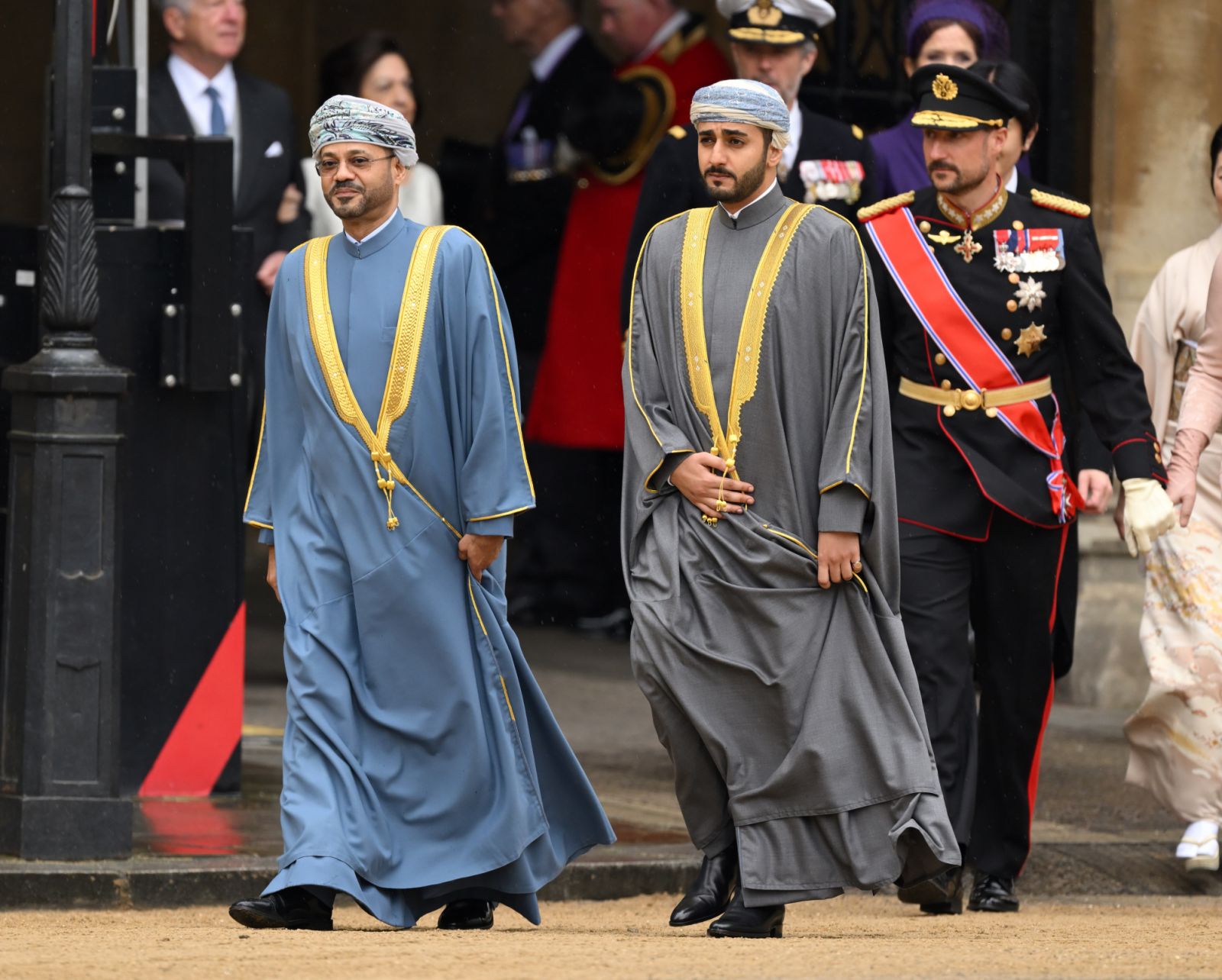 (L-R) Foreign Minister of Oman, Sayyid Badr Albusaidi and Crown Prince of Oman, Theyazin bin Haitham (Photo: Getty Images)