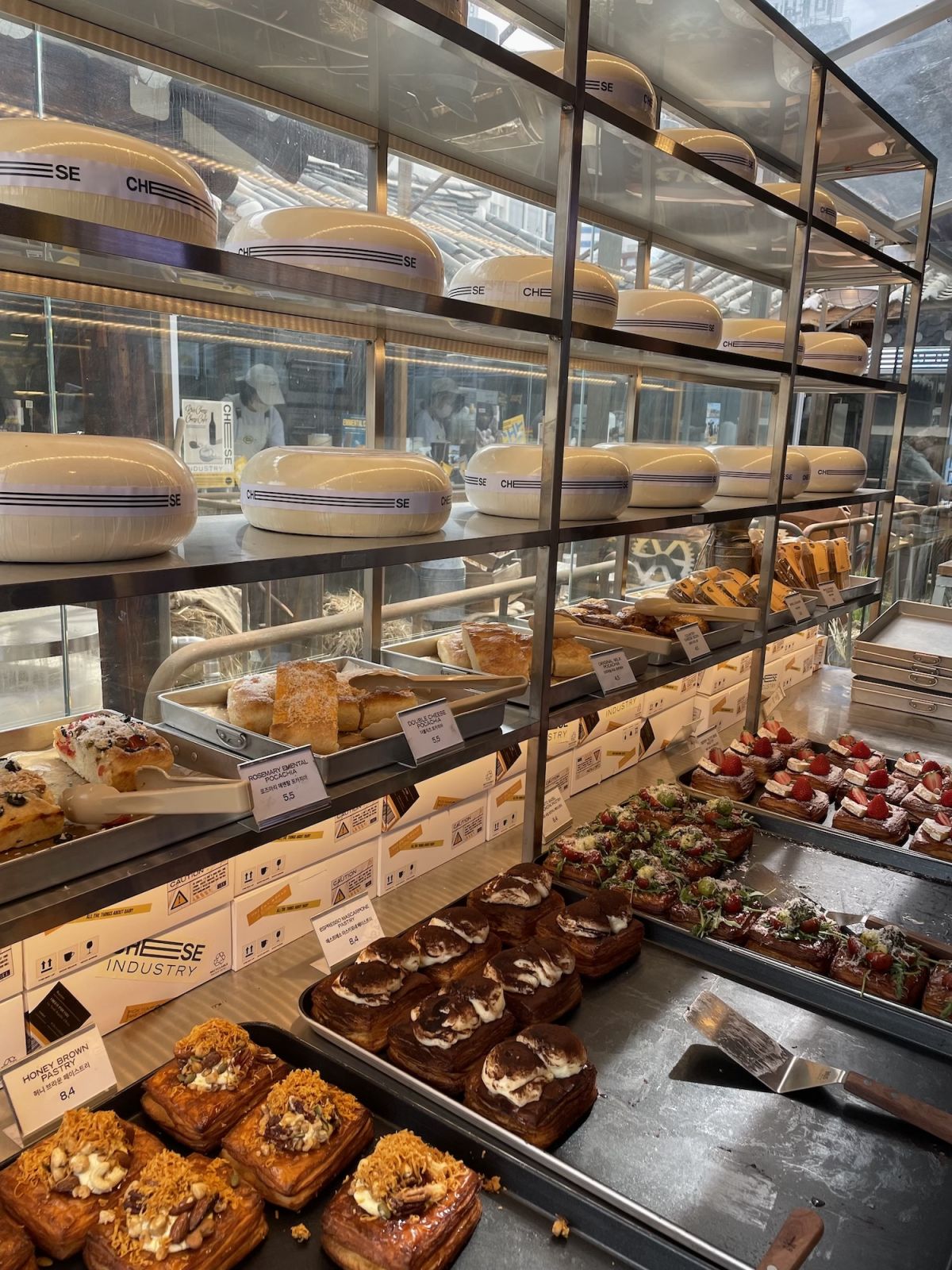 Cheese pastries at Cheese Industry