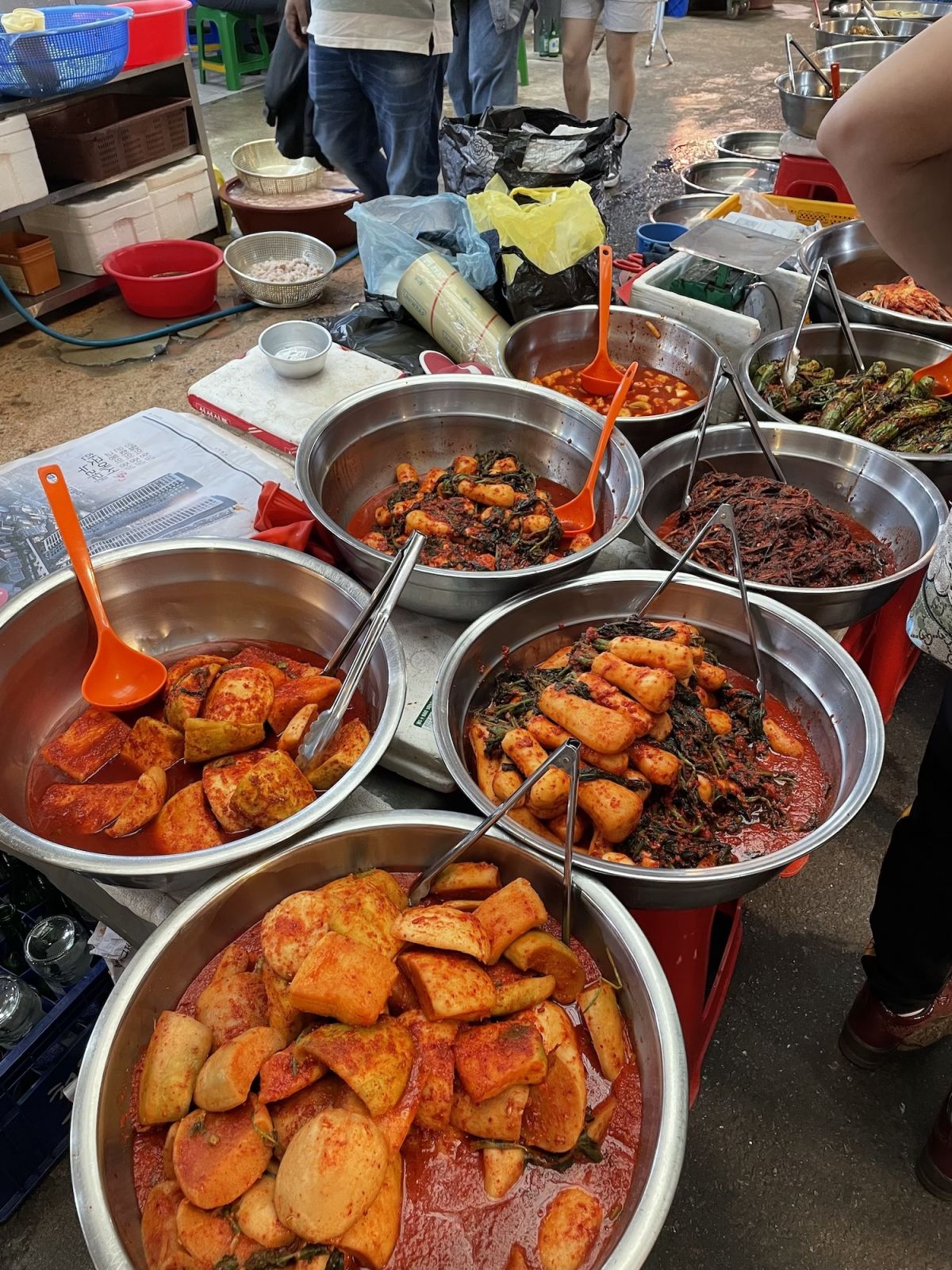 Kimchi at Gwangjang Market