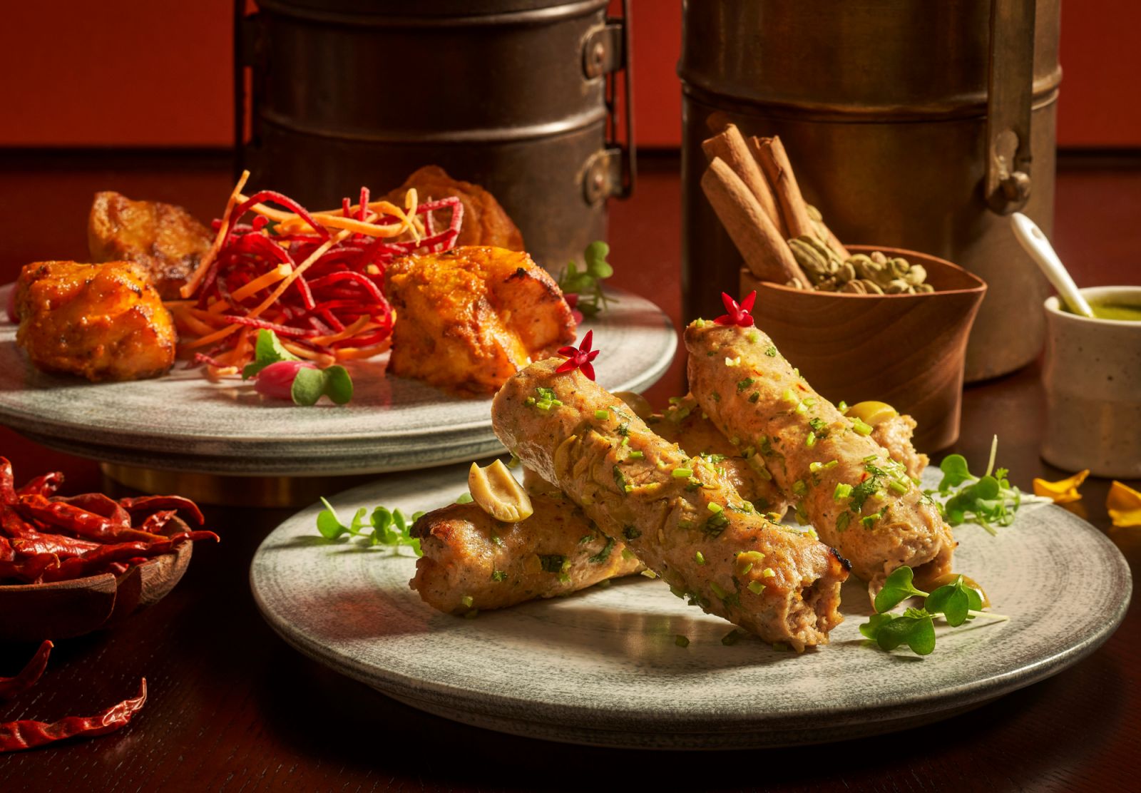 Achari Macchi Kebab, Murgh Jaitun Seekh