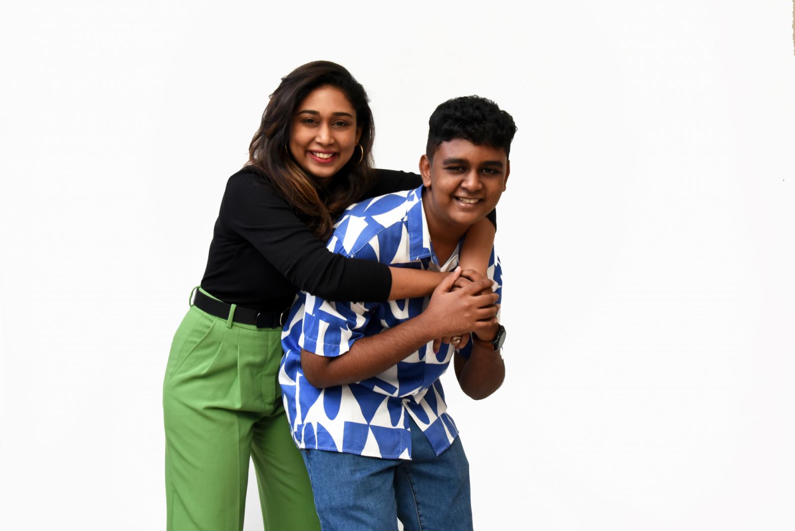 Mollie Boyd and her son, Aarvind