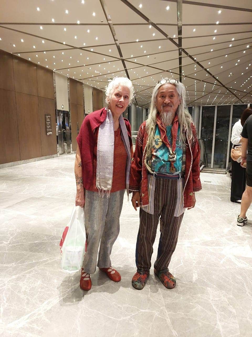Katrin de Guia and National Artist for Film Kidlat Tahimik (Photo: Ronald Mabanag and Chris Juan)