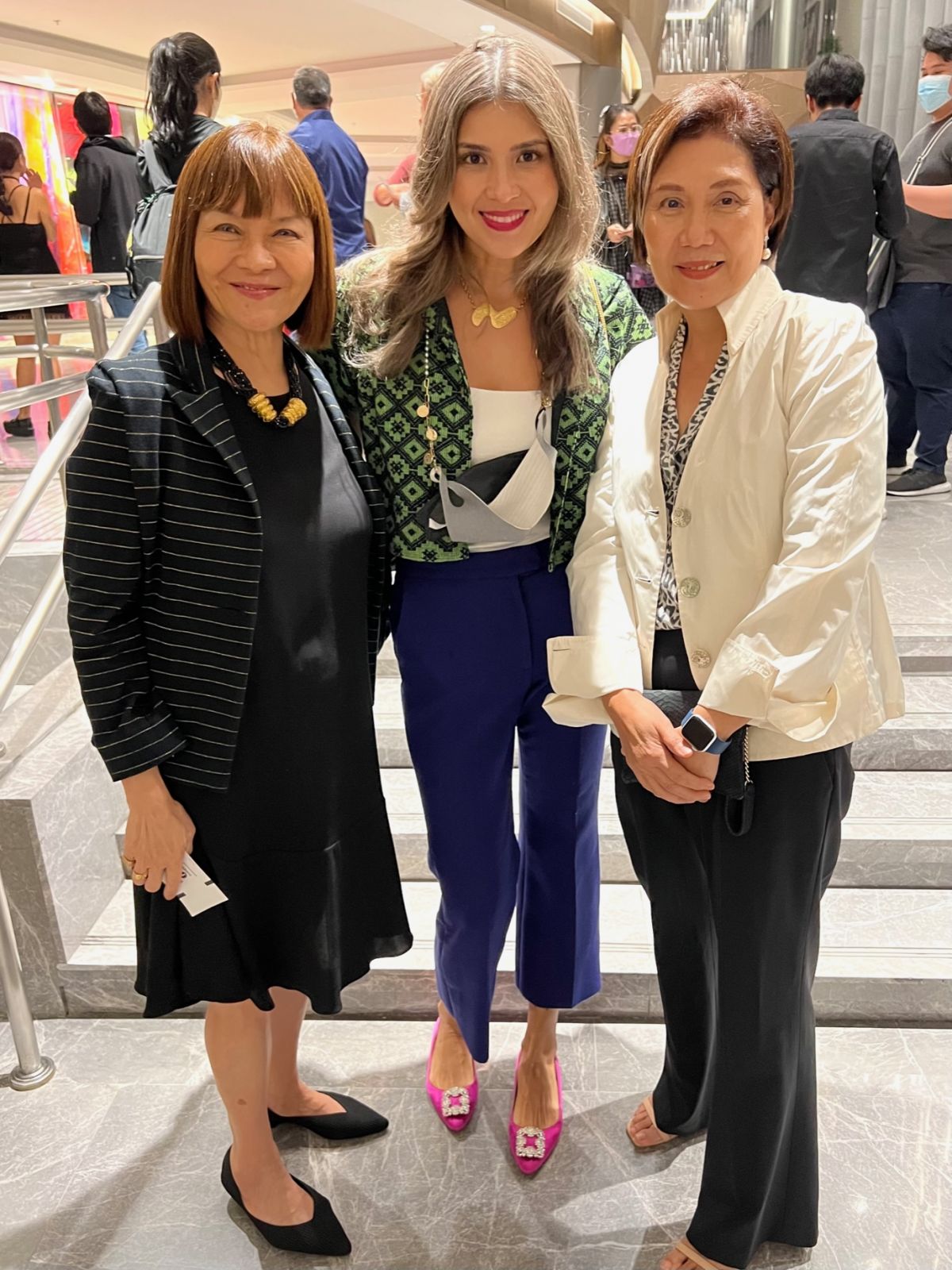 Tats Manahan, Juana Manahan Yupangco, Ginny Roces de Guzman (Photo: Yvette Fernandez)