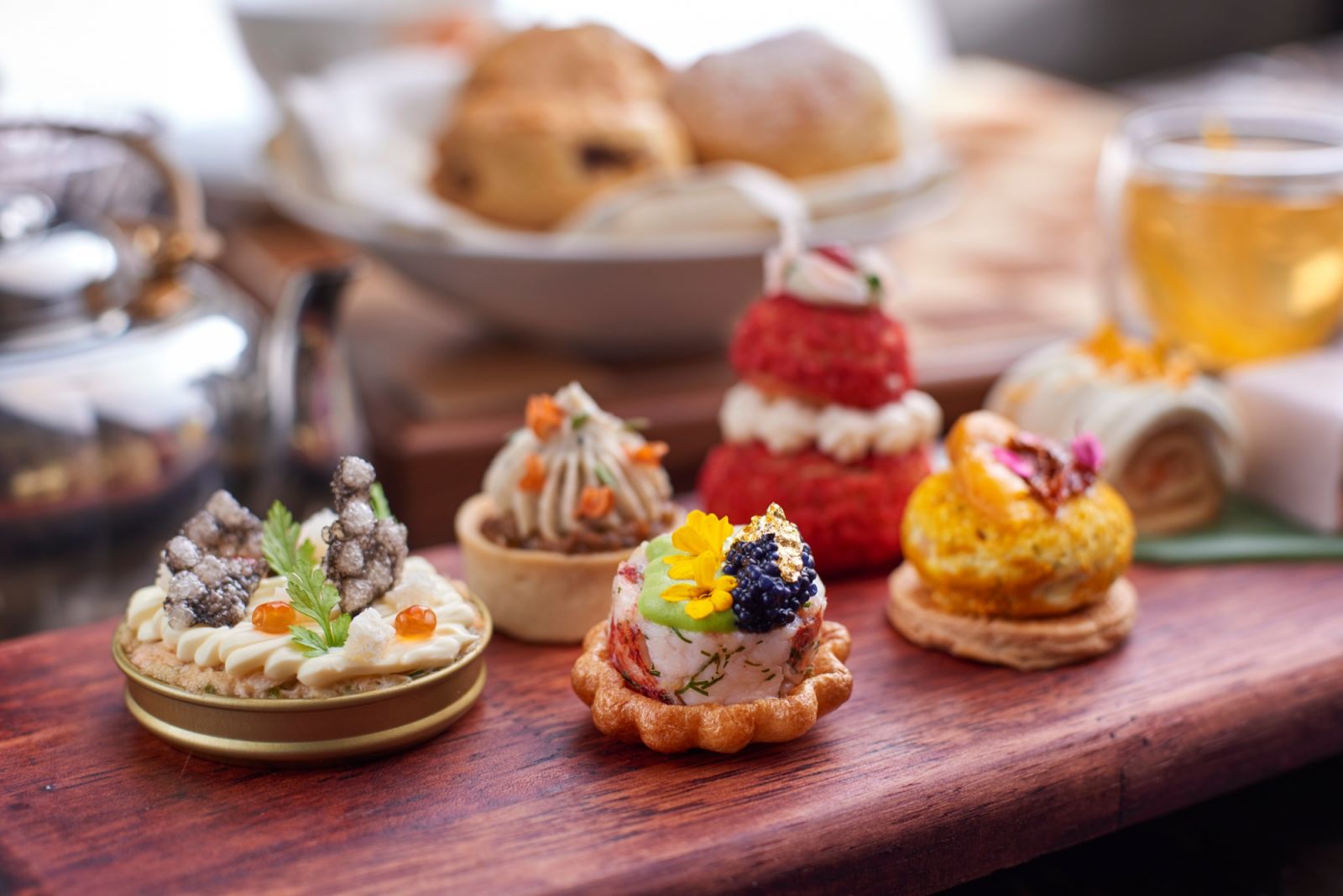 RuMa Hotel & Residences afternoon tea at The LIBRARI