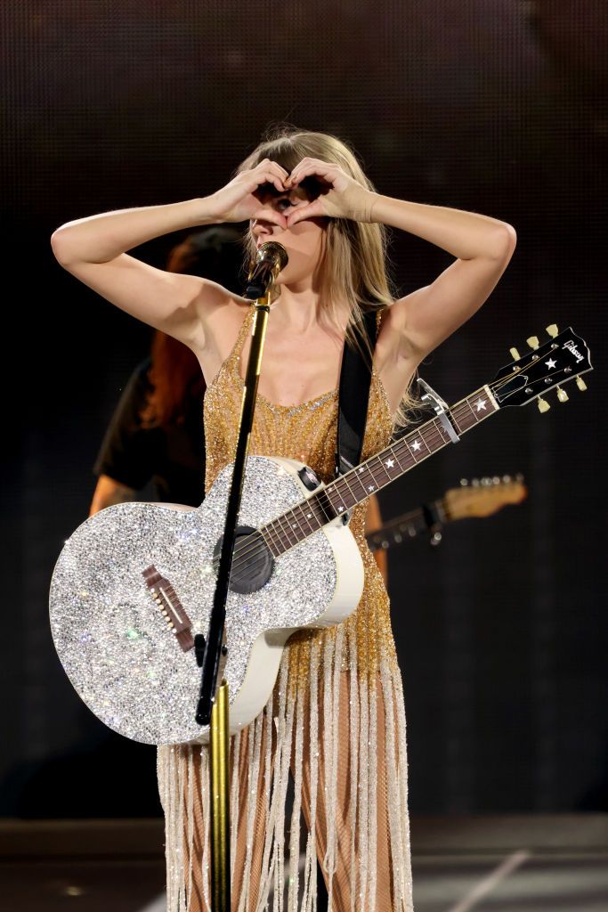 NASHVILLE, TENNESSEE - MAY 06: EDITORIAL USE ONLY Taylor Swift performs onstage during night two of Taylor Swift | The Eras Tour at Nissan Stadium on May 06, 2023 in Nashville, Tennessee. (Photo by John Shearer/TAS23/Getty Images for TAS Rights Management)