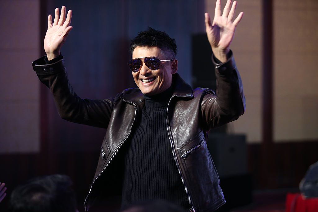 BEIJING, CHINA - JANUARY 21: (CHINA OUT) Actor Chow Yun-fat attends a press conference for director Wong Jing's film "From Vegas to Macau 2" on January 21, 2015 in Beijing, China. (Photo by Visual China Group via Getty Images/Visual China Group via Getty Images)