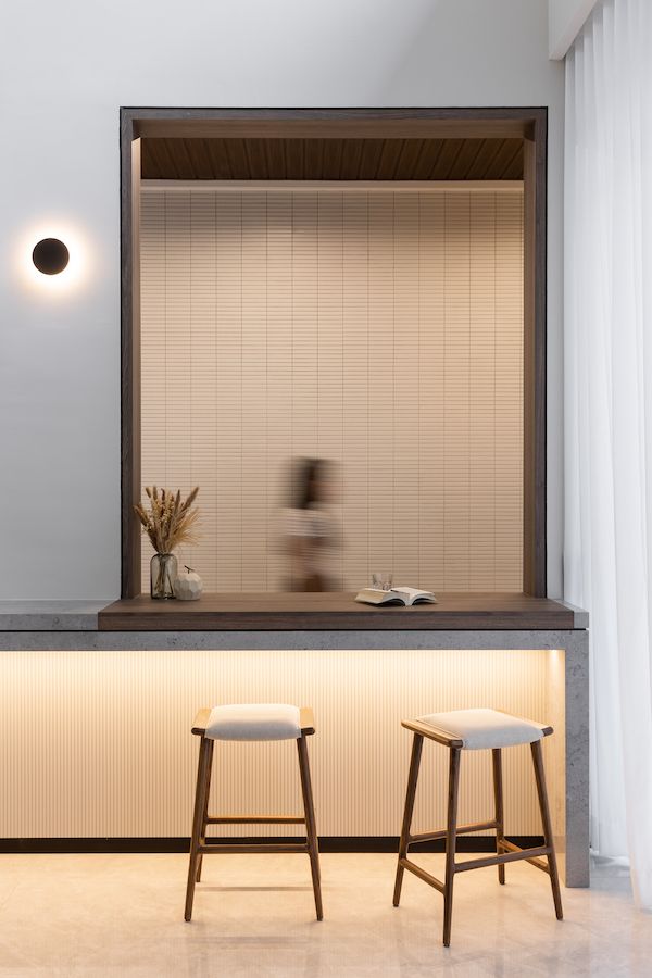 Detail of the bar