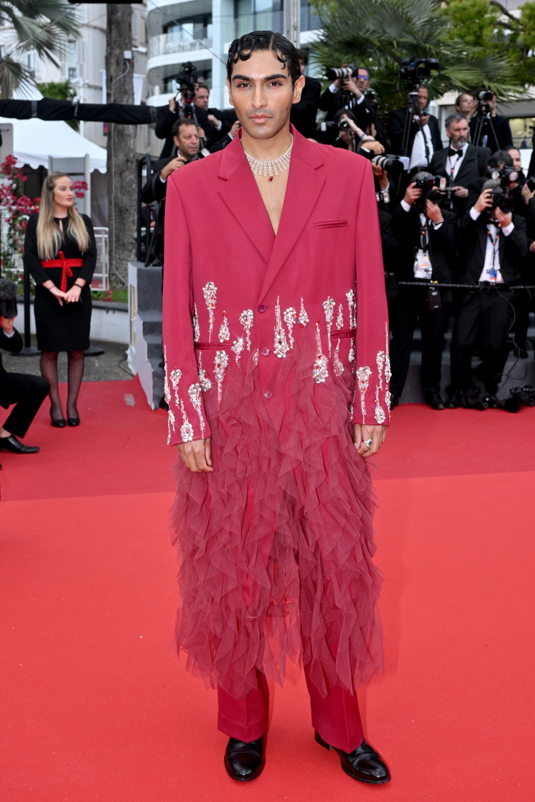 CANNES, FRANCE - MAY 17: Rahi Chadda attends the "Monster" red carpet during the 76th annual Cannes film festival at Palais des Festivals on May 17, 2023 in Cannes, France. (Photo by Lionel Hahn/Getty Images)