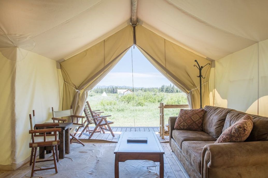 Under Canvas Yellowstone, Montana, USA (Photo: @undercanvasofficial/ Instagram)