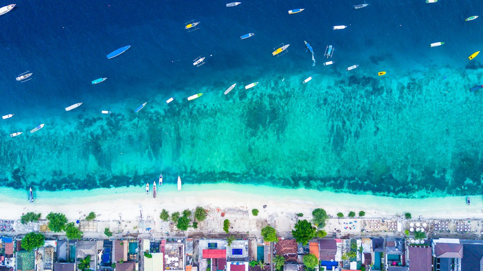 Gili Islands in North Lombok, Indonesia