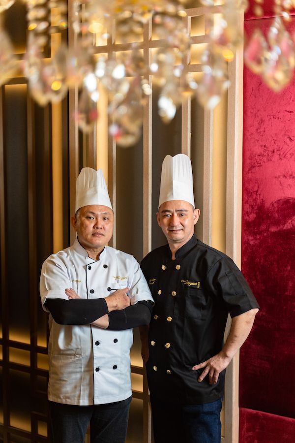 Chef Andy Lau and Chef MC Wong of The Regent Chinese Cuisine (Photo: Imran Sulaiman)